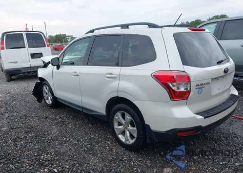 2015 Subaru Forester 2.5I Premium из США, поврежденный, VIN JF2SJADC2FH401187